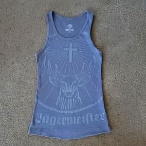 Grey Jagermeister tank size M
